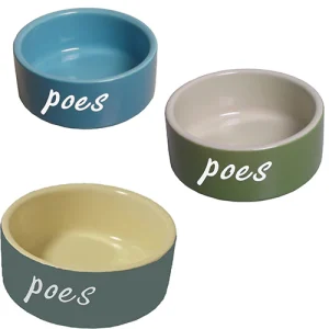 Boony katten eetbak - drinkbak steen 12 cm - poes