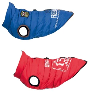 Trixie jas saint-malo incl tuig voor hond blauw - rood