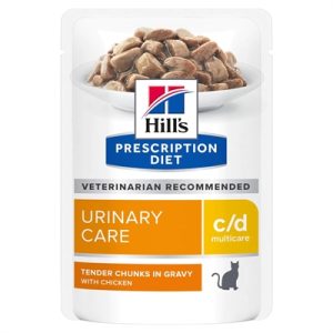 Hill’s Feline C/D Multicare – katten natvoer met kip