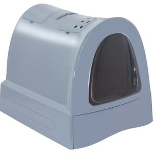 Imac Kattenbak Zuma Met Schuiflade blauw 40X56X42,5 cm