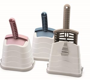 Imac Kattenbakschep Romeo met Houder Assorti 17,5 x 11 x 28 cm