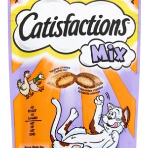 Catisfactions kattensnacks mix met kip eend