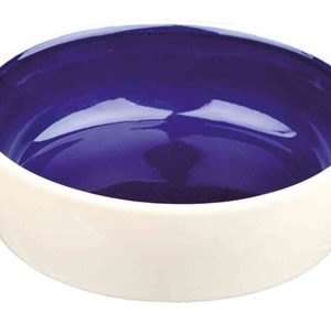 Trixie keramieke kattenvoerbak creme / blauw