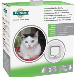 Petsafe classic handmatig kattenluik tot 7 kilo wit