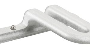 Inzetstuk hangslot voor katten vervoersbox zilver