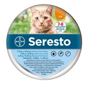 Seresto katten teken en vlooienband