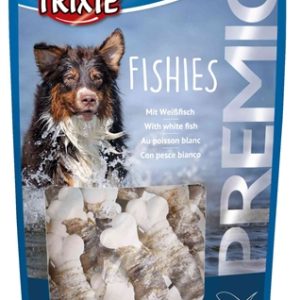 Trixie premio fishies kattensnacks met witvis