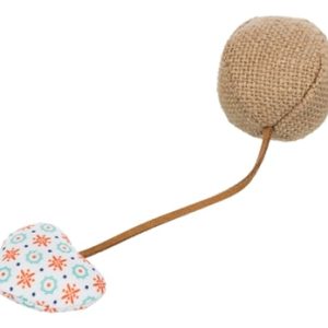 Trixie stoffen jutte kattenbal met hart