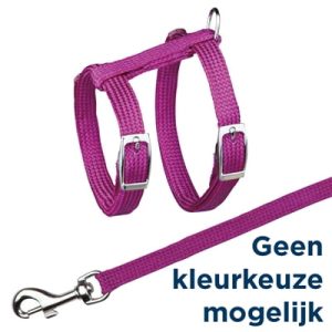 Trixie kattentuig met riem – en metalen gespen assorti