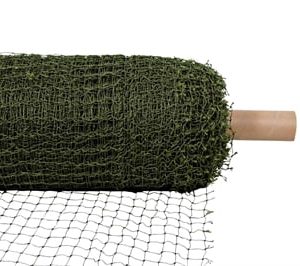 Trixie katten veiligheidsnet op rol met metaaldraad olijfgroen