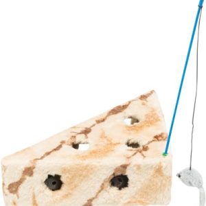 TRIXIE CAT’S CHEESE MET SPEELHENGEL & SPEELBALLEN PLUCHE