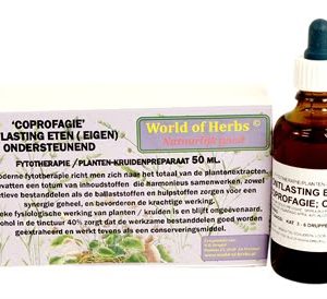 World of herbs fytotherapie coprofagie- voor katten die slecht eten