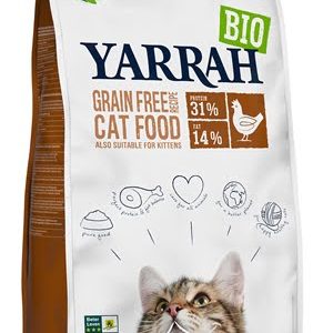 Yarrah graanvrije kattenbrokken met kip en vis