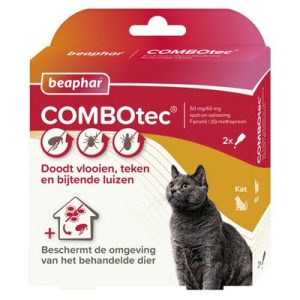 Beaphar Combotect katten vlooien, teken & luizen middel