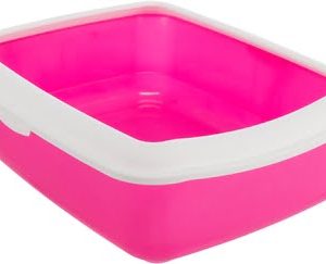 Trixie kattenbak classic roze / wit