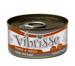 Vibresse katten natvoer met tonijn en rund 24st