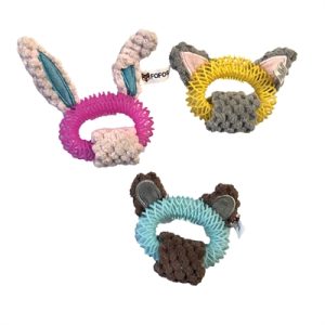 Fofos Tiny Triple Ears kattenspeelgoed 3st