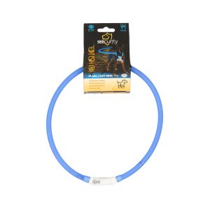 Flash light ring USB Silicon 70cm blauw