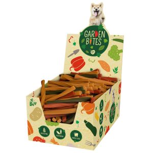 Doos : Garden Bites dental twisters S – 13cm – 270x 5g