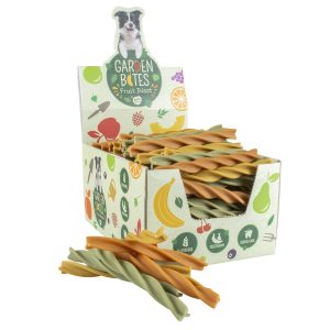 Garden Bites Fruity dental swirls 16cm – 18g gemengde kleuren ( pps )