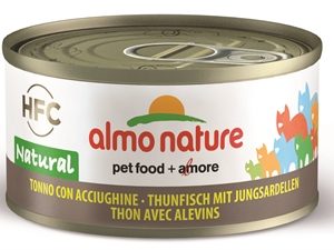 Almo nature katten natvoer met tonijn en witvis 25st