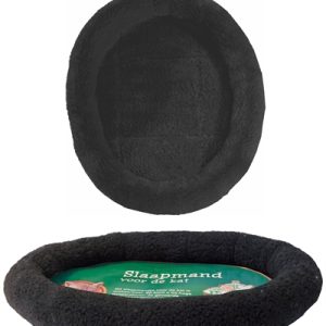 Imitati bont kattenmand zwart