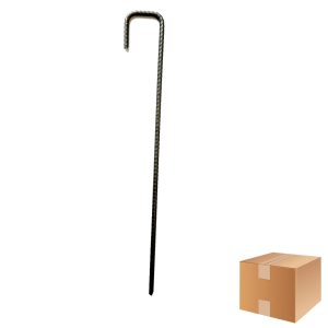 36 x 4,7 cm – Per 100 stuks – Grondpennen – Enkel – Geribbeld