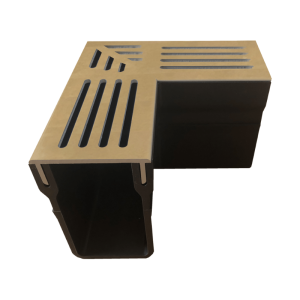 Stardrain – Hoek – Cortenstaal Designrooster