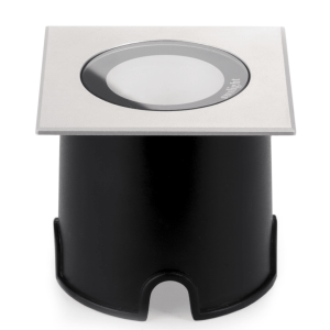 Sus Terra Square – Zwart/Aluminium – Grondspot – 1.0W/24V – Suslight