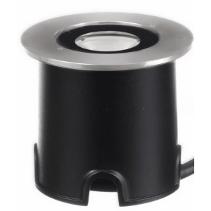 Sus Terra Round – Zwart/Aluminium – Grondspot – 2.5W/24V – Suslight