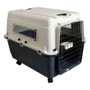 Hondenbench vliegtuig Transavia, IATA bench voor grote hond