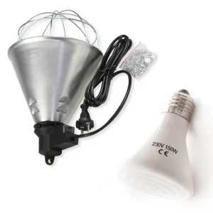 Armatuur met Donkerstraler 150 W