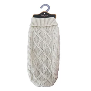 Boony hondenkabeltrui beige