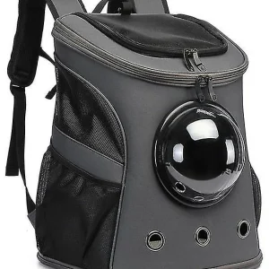 Ruimtekattenrugzak  Katten reismand groot - XXL Katten rugzak groot - capsulevorm met patrijspoortvenster Cosmocat voor grote katten zoals Maine Coon