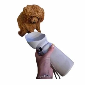 SIPSTER Opvouwbare drinkfles voor honden, ideaal voor onderweg, groot, lekvrij, 550 ml