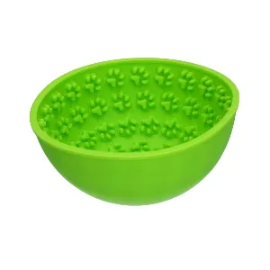 Eat Slow Live Longer Lick Mat Wobble Bowl groen