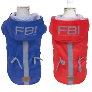 Croci - Hondenjas Regenjas - Vancouver FBI waterproof Rood - Blauw