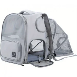 Kattenrugzak met uitbreidbare ruimte