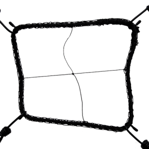 Vierkante Maas 100 mm – Draad 1.3 mm