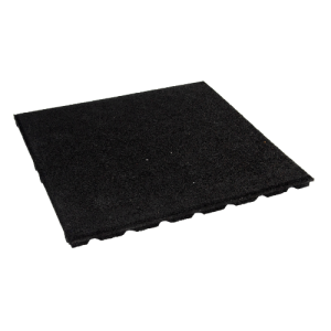 Rubber Tegels – 50x50x2,5 cm – zwart