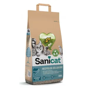 Sanicat Recycled Cellulose Pellets kattenbakvulling