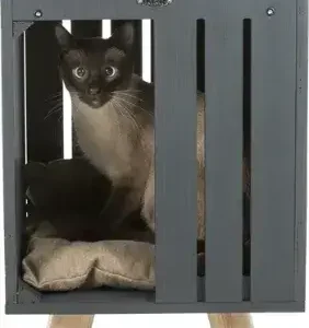 TRIXIE BE NORDIC KATTENHUIS ALVA ANTRACIET / ZAND