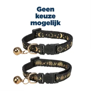 Trixie katten halsband met prins- assorti kleuren
