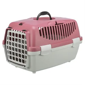 Trixie capri katten reismand lichtgrijs / oud roze