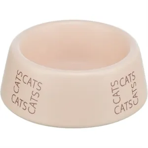 trixie Keramiek katten voer en drinkbak cats roze