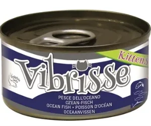 Vibresse kittens cat natvoer met oceaanvis